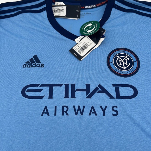 David Villa #7 New York City 2017/2018 Home ORIGINAL Adidas Soccer Jersey XXL - Picture 7 of 9